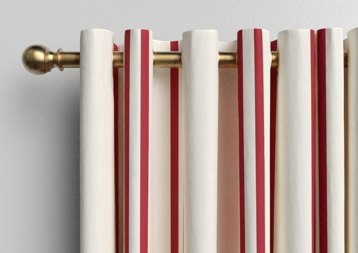 Winnies Stripe, Pillbox - Made to Measure Curtains - Image 12